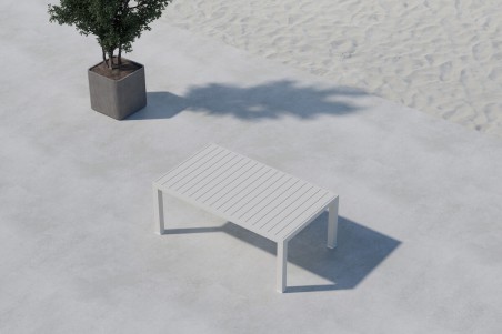 Copacabana soffbord 120x70 cm beige Venture Home