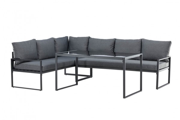 Zingaro hörngrupp svart/grå Venture Home