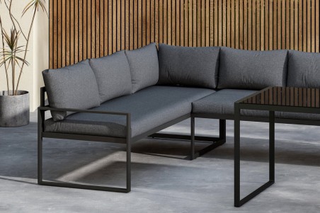 Zingaro hörngrupp svart/grå Venture Home