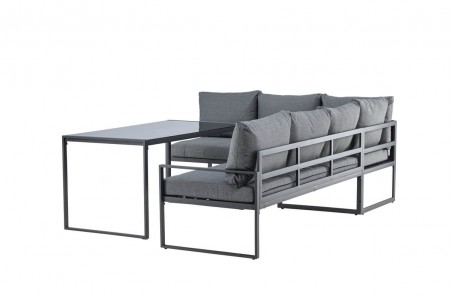 Zingaro hörngrupp svart/grå Venture Home