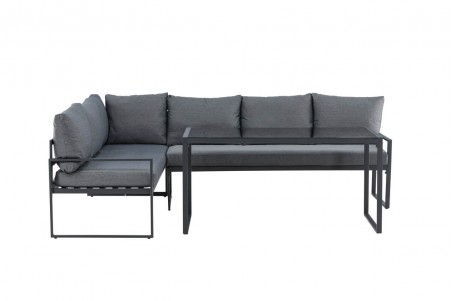 Zingaro hörngrupp svart/grå Venture Home