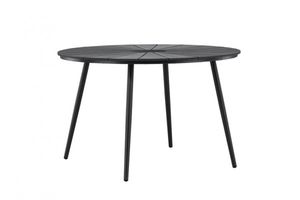 San Vito matbord Ø120 cm svart Venture Home