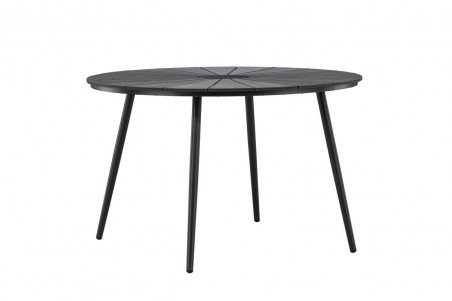 San Vito matbord Ø120 cm svart Venture Home