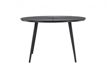 San Vito matbord Ø120 cm svart Venture Home