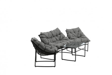 Tina soffgrupp svart Venture Home