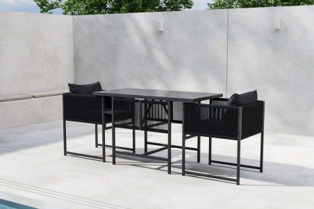 Noto caféset svart Venture Home