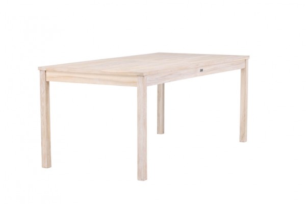 Kenya matbord 180x90 cm vitputsad Venture Home