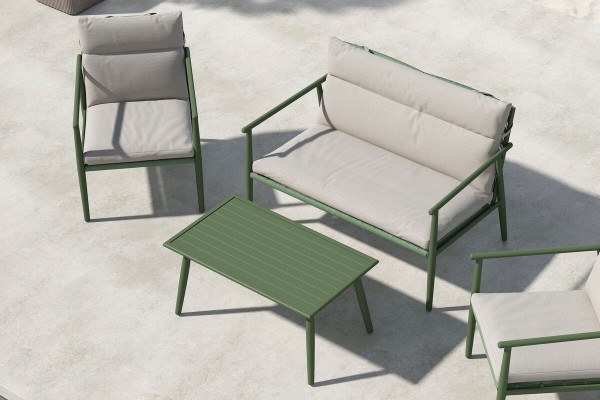 Mazzaro soffgrupp grön/beige Venture Home