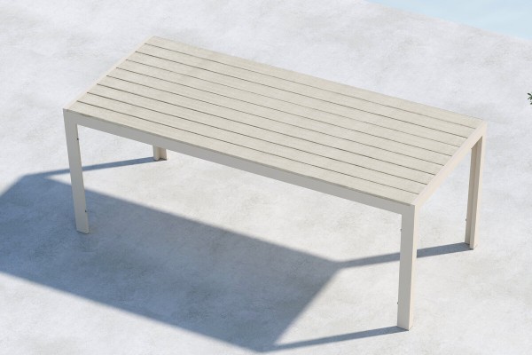 Mirko matbord 205x90 cm beige Venture Home