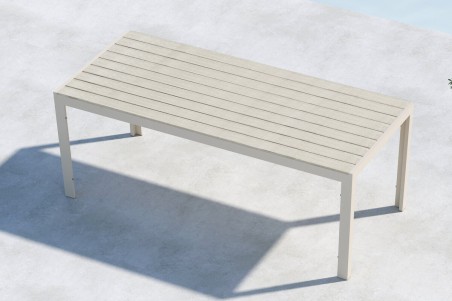 Mirko matbord 205x90 cm beige Venture Home