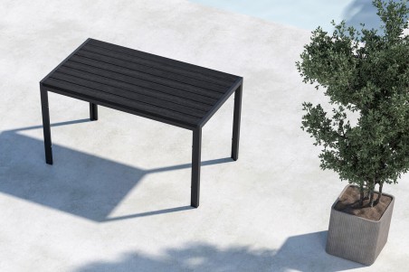 Mirko matbord 140x80 cm svart Venture Home