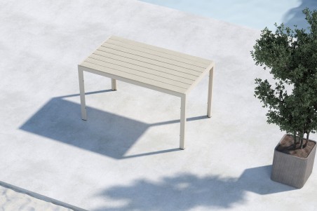 Mirko matbord 140x80 cm beige Venture Home