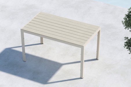 Mirko matbord 140x80 cm beige Venture Home