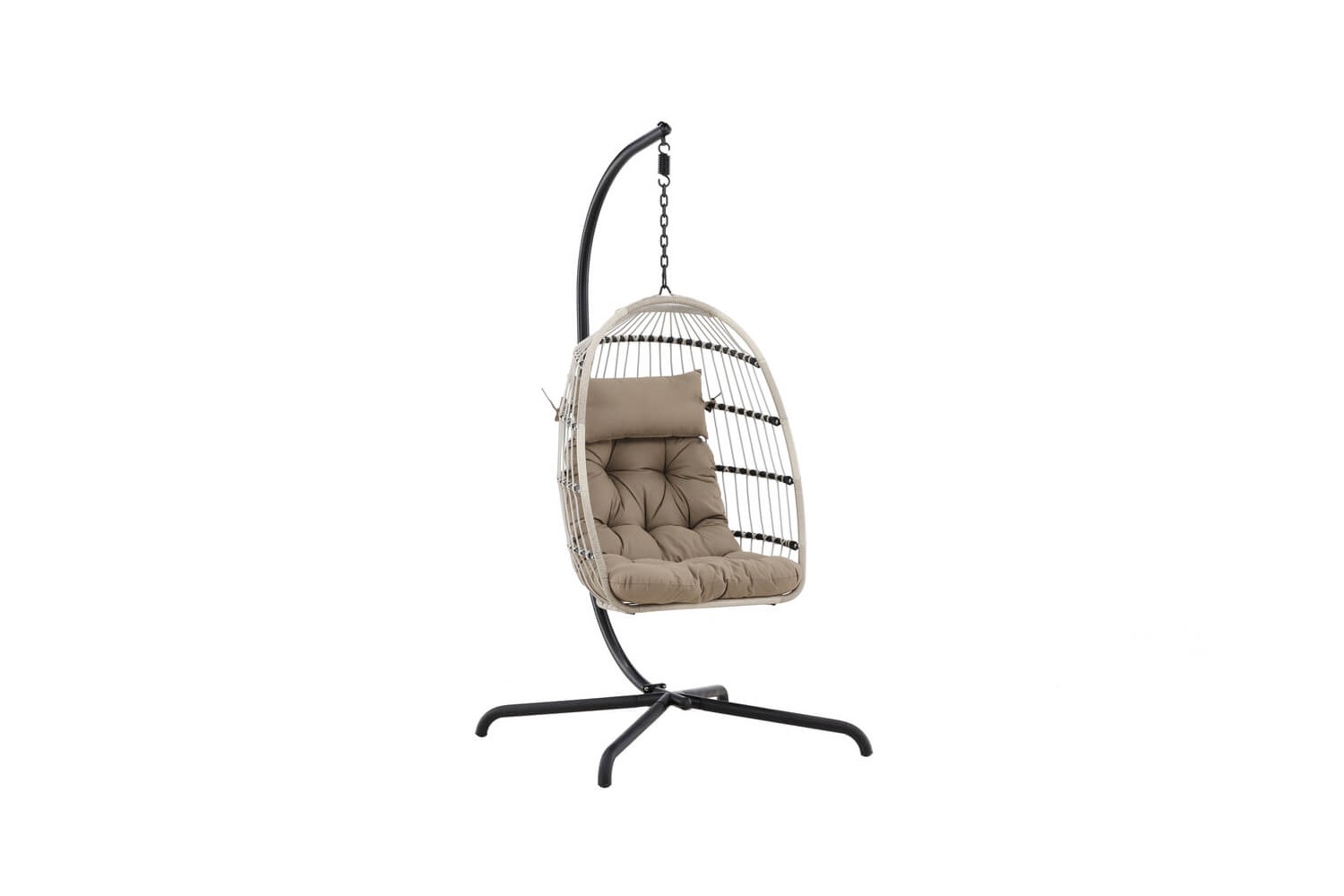 Terezza hängstol svart/beige Venture Home Terezza hängstol svart/beige Venture Home