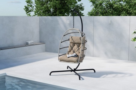 Terezza hängstol svart/beige Venture Home