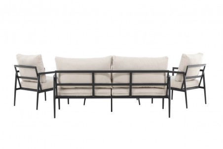 Taromina loungegrupp svart/beige Venture Home