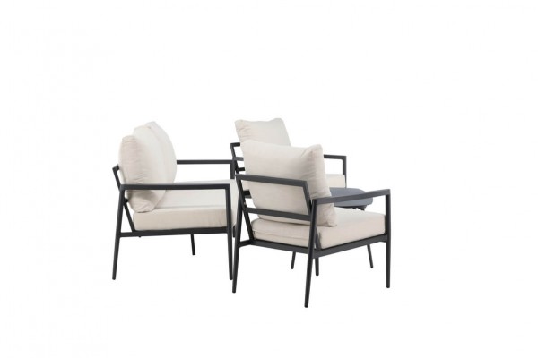 Taromina loungegrupp svart/beige Venture Home
