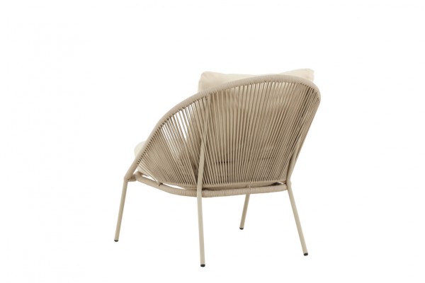 Lindos loungefåtölj 2-pack beige Venture Design