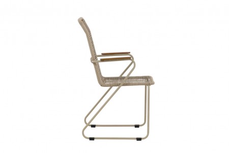 Bois matstol beige Venture Home