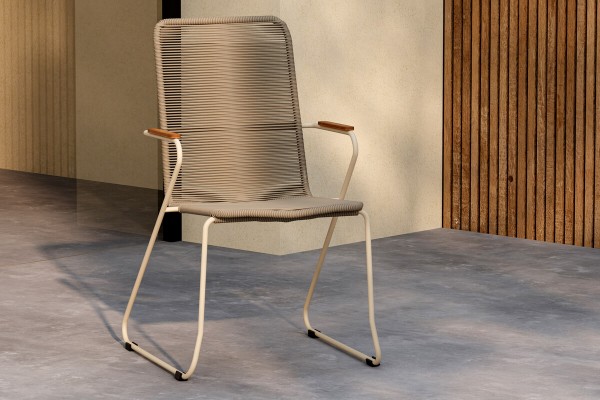 Bois matstol beige Venture Home