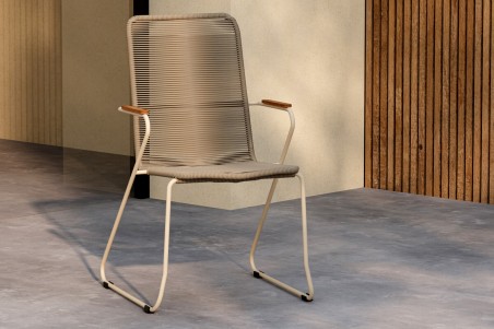 Bois matstol beige Venture Home