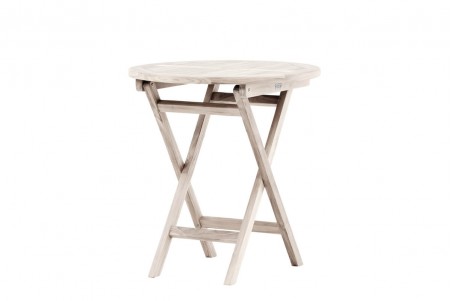 Kenya cafébord Ø70 cm vitputsad Venture Home