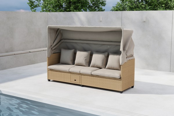 Nopy solsäng beige Venture Home