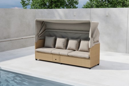 Nopy solsäng beige Venture Home