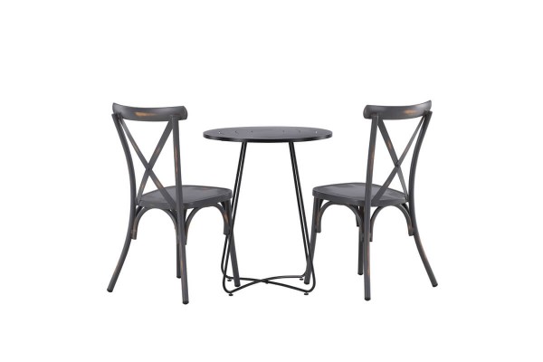 Tablas, Bacong cafégrupp svart/mörkgrå Venture Home