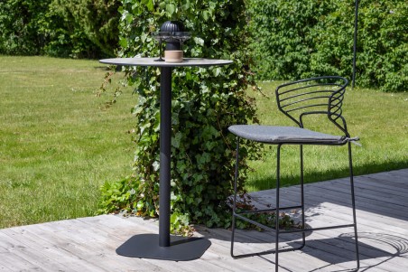 Milano barbord Ø70 cm grå Venture Home