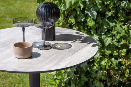 Milano barbord Ø70 cm grå Venture Home