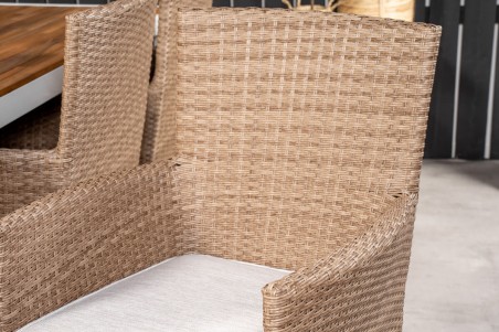 Malin, Bois matgrupp natur/svart Venture Home