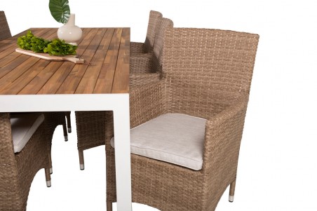 Malin, Bois matgrupp natur/svart Venture Home