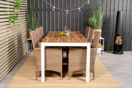 Malin, Bois matgrupp natur/svart Venture Home