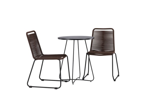 Lindos, Bacong cafégrupp svart/brun Venture Home