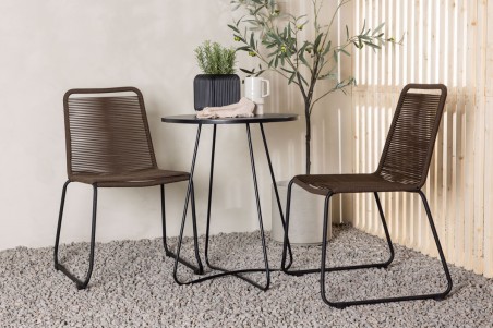 Lindos, Bacong cafégrupp svart/brun Venture Home