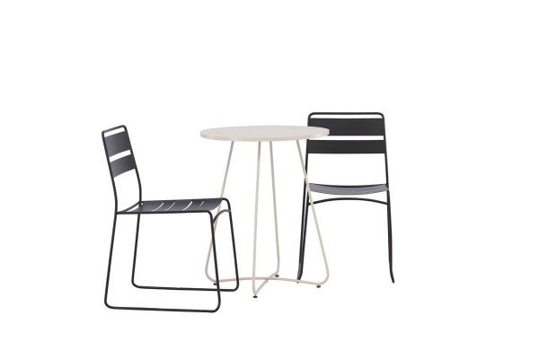 Lina, Bacong cafégrupp svart/beige Venture Home
