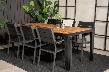Levels, Bois matgrupp svart/natur Venture Home