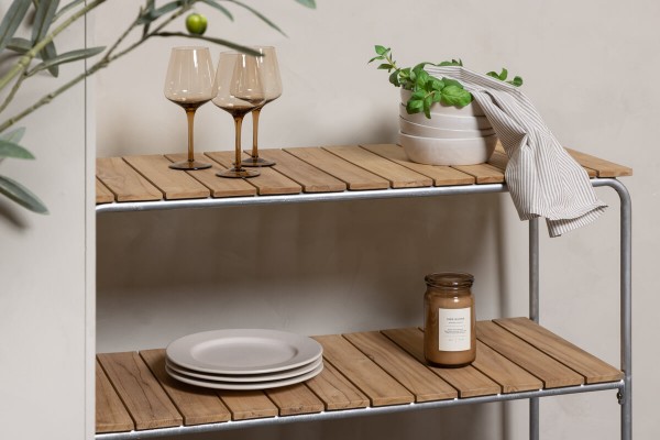 Holmsund sidobord 100x40x75 cm natur Venture Home