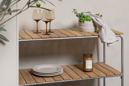 Holmsund sidobord 100x40x75 cm natur Venture Home