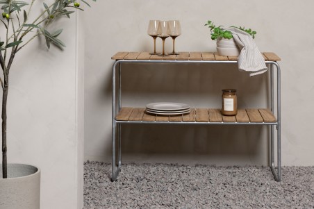 Holmsund sidobord 100x40x75 cm natur Venture Home