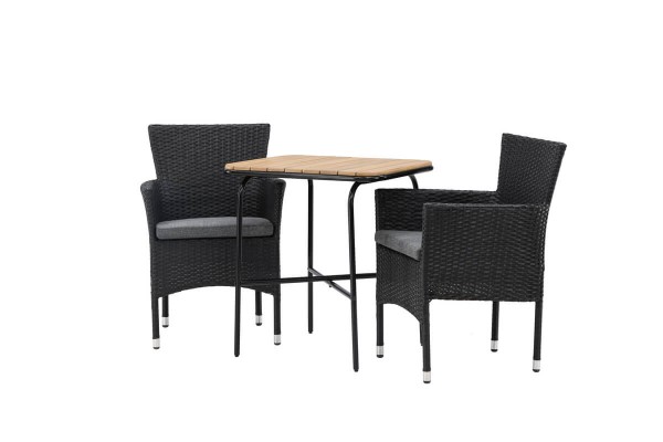 Holmbeck, Malina cafégrupp svart/natur Venture Home