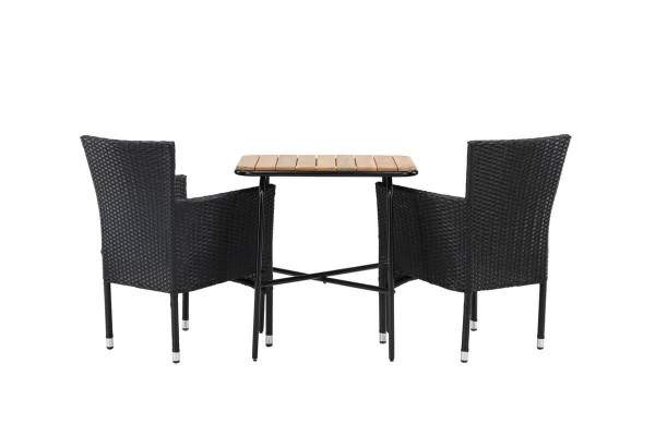Holmbeck, Malina cafégrupp svart/natur Venture Home