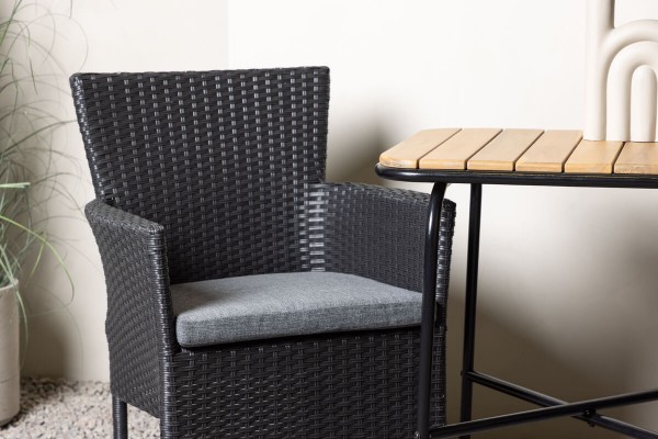 Holmbeck, Malina cafégrupp svart/natur Venture Home