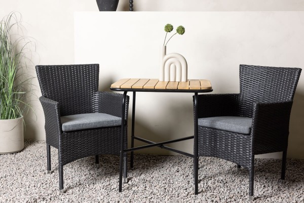 Holmbeck, Malina cafégrupp svart/natur Venture Home
