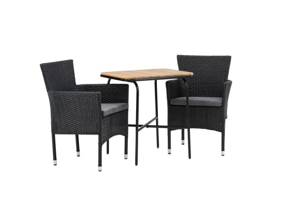 Holmbeck, Malina cafégrupp svart/natur Venture Home