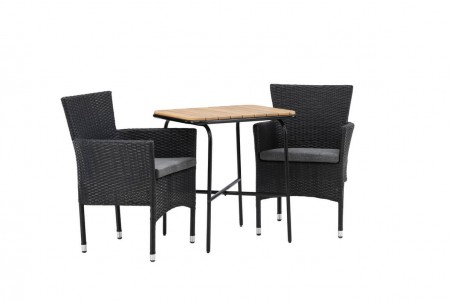 Holmbeck, Malina cafégrupp svart/natur Venture Home