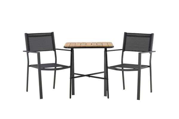 Holmbeck, Copacabana cafégrupp svart/natur Venture Home
