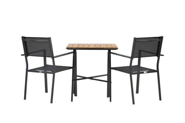 Holmbeck, Copacabana cafégrupp svart/natur Venture Home
