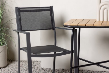 Holmbeck, Copacabana cafégrupp svart/natur Venture Home
